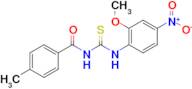 N-((2-methoxy-4-nitrophenyl)carbamothioyl)-4-methylbenzamide