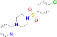 1-((4-Chlorophenyl)sulfonyl)-4-(pyridin-2-yl)piperazine