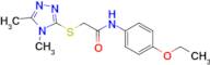 2-((4,5-Dimethyl-4H-1,2,4-triazol-3-yl)thio)-N-(4-ethoxyphenyl)acetamide