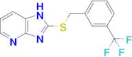 2-({[3-(trifluoromethyl)phenyl]methyl}sulfanyl)-1H-imidazo[4,5-b]pyridine