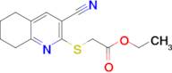 Ethyl 2-((3-cyano-5,6,7,8-tetrahydroquinolin-2-yl)thio)acetate