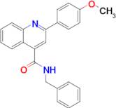 N-benzyl-2-(4-methoxyphenyl)quinoline-4-carboxamide