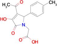 2-(3-Acetyl-4-hydroxy-5-oxo-2-(p-tolyl)-2,5-dihydro-1H-pyrrol-1-yl)acetic acid