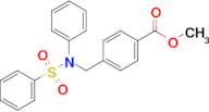 Methyl 4-((N-phenylphenylsulfonamido)methyl)benzoate