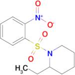 2-Ethyl-1-((2-nitrophenyl)sulfonyl)piperidine