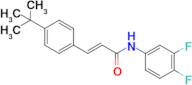 (E)-3-(4-(tert-butyl)phenyl)-N-(3,4-difluorophenyl)acrylamide