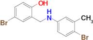 4-Bromo-2-(((4-bromo-3-methylphenyl)amino)methyl)phenol