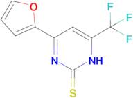 4-(furan-2-yl)-6-(trifluoromethyl)-1,2-dihydropyrimidine-2-thione