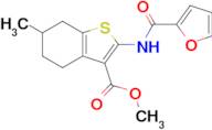 Methyl 2-(furan-2-carboxamido)-6-methyl-4,5,6,7-tetrahydrobenzo[b]thiophene-3-carboxylate