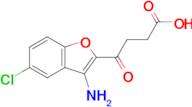 4-(3-Amino-5-chlorobenzofuran-2-yl)-4-oxobutanoic acid