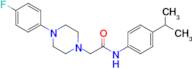2-(4-(4-Fluorophenyl)piperazin-1-yl)-N-(4-isopropylphenyl)acetamide