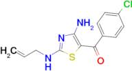 (2-(Allylamino)-4-aminothiazol-5-yl)(4-chlorophenyl)methanone