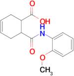 6-((2-Methoxyphenyl)carbamoyl)cyclohex-3-ene-1-carboxylic acid