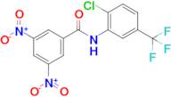 N-(2-chloro-5-(trifluoromethyl)phenyl)-3,5-dinitrobenzamide