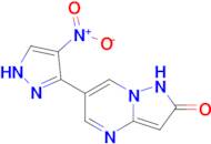 6-(4-Nitro-1H-pyrazol-3-yl)pyrazolo[1,5-a]pyrimidin-2(1H)-one