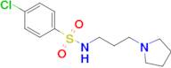 4-Chloro-N-(3-(pyrrolidin-1-yl)propyl)benzenesulfonamide