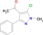 1-(5-Chloro-1-methyl-3-phenyl-1H-pyrazol-4-yl)ethan-1-one