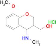 (8-Methoxy-4-(methylamino)chroman-3-yl)methanol hydrochloride