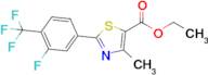 Ethyl 2-(3-fluoro-4-(trifluoromethyl)phenyl)-4-methylthiazole-5-carboxylate