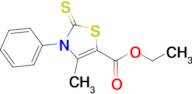 Ethyl 4-methyl-3-phenyl-2-thioxo-2,3-dihydrothiazole-5-carboxylate