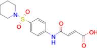 (E)-4-oxo-4-((4-(piperidin-1-ylsulfonyl)phenyl)amino)but-2-enoic acid