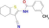 N-(3-cyano-4,5,6,7-tetrahydrobenzo[b]thiophen-2-yl)-3-methylbenzamide