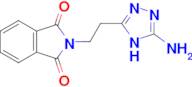 2-[2-(5-amino-4H-1,2,4-triazol-3-yl)ethyl]-2,3-dihydro-1H-isoindole-1,3-dione