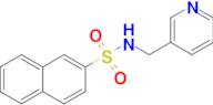 N-(pyridin-3-ylmethyl)naphthalene-2-sulfonamide