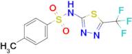 4-Methyl-N-(5-(trifluoromethyl)-1,3,4-thiadiazol-2-yl)benzenesulfonamide