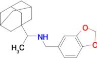 1-(Adamantan-1-yl)-N-(benzo[d][1,3]dioxol-5-ylmethyl)ethan-1-amine