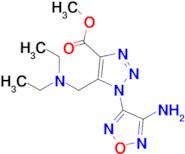 Methyl 1-(4-amino-1,2,5-oxadiazol-3-yl)-5-((diethylamino)methyl)-1H-1,2,3-triazole-4-carboxylate