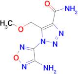 1-(4-Amino-1,2,5-oxadiazol-3-yl)-5-(methoxymethyl)-1H-1,2,3-triazole-4-carboxamide