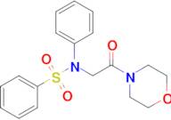 N-(2-morpholino-2-oxoethyl)-N-phenylbenzenesulfonamide