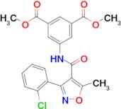 Dimethyl 5-(3-(2-chlorophenyl)-5-methylisoxazole-4-carboxamido)isophthalate