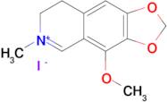 4-Methoxy-6-methyl-7,8-dihydro-[1,3]dioxolo[4,5-g]isoquinolin-6-ium iodide