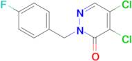 4,5-Dichloro-2-(4-fluorobenzyl)pyridazin-3(2H)-one