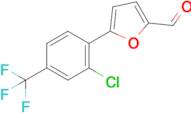 5-(2-Chloro-4-(trifluoromethyl)phenyl)furan-2-carbaldehyde