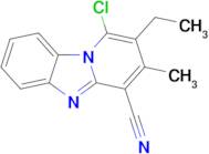 1-Chloro-2-ethyl-3-methylbenzo[4,5]imidazo[1,2-a]pyridine-4-carbonitrile