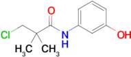 3-Chloro-N-(3-hydroxyphenyl)-2,2-dimethylpropanamide