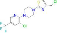 2-(4-(3-Chloro-5-(trifluoromethyl)pyridin-2-yl)piperazin-1-yl)-4-(chloromethyl)thiazole