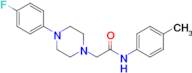 2-(4-(4-Fluorophenyl)piperazin-1-yl)-N-(p-tolyl)acetamide