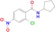 2-Chloro-N-cyclopentyl-4-nitrobenzamide