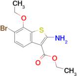 Ethyl 2-amino-6-bromo-7-ethoxybenzo[b]thiophene-3-carboxylate