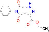 Ethyl 4,6-dioxo-5-phenyl-1,3a,4,5,6,6a-hexahydropyrrolo[3,4-c]pyrazole-3-carboxylate