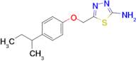 5-((4-(Sec-butyl)phenoxy)methyl)-1,3,4-thiadiazol-2-amine