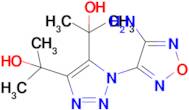 2,2'-(1-(4-Amino-1,2,5-oxadiazol-3-yl)-1H-1,2,3-triazole-4,5-diyl)bis(propan-2-ol)