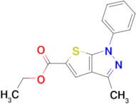 Ethyl 3-methyl-1-phenyl-1H-thieno[2,3-c]pyrazole-5-carboxylate