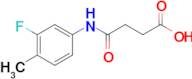 4-((3-Fluoro-4-methylphenyl)amino)-4-oxobutanoic acid