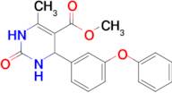 Methyl 6-methyl-2-oxo-4-(3-phenoxyphenyl)-1,2,3,4-tetrahydropyrimidine-5-carboxylate