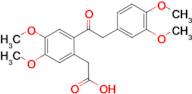 2-(2-(2-(3,4-Dimethoxyphenyl)acetyl)-4,5-dimethoxyphenyl)acetic acid